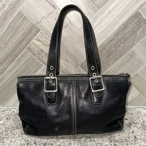 Coach | Bags | Coach 9545 Legacy Classic Zip Black Leather